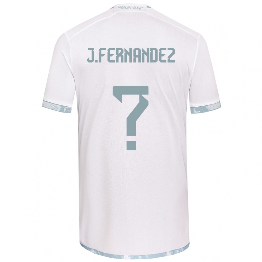 Kandiny Kinder José Matías Fernández #0 Weiß Grau Auswärtstrikot Trikot 2024/25 T-Shirt Österreich