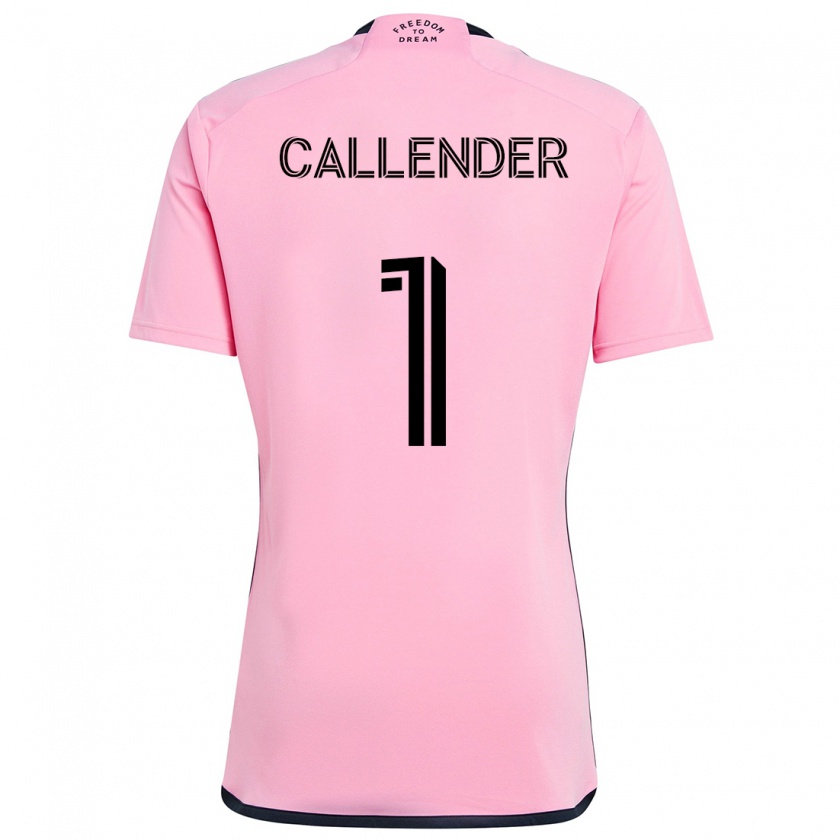 Kandiny Hombre Camiseta Drake Callender #1 Rosa 1ª Equipación 2024/25 La Camisa