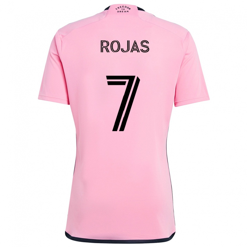 Kandiny Heren Matías Rojas #7 Roze Thuisshirt Thuistenue 2024/25 T-Shirt