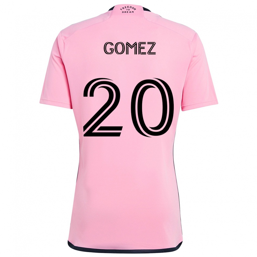 Kandiny Hombre Camiseta Diego Gómez #20 Rosa 1ª Equipación 2024/25 La Camisa