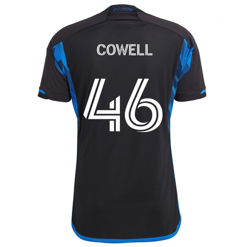 Kandiny Heren Chance Cowell #46 Blauw Zwart Thuisshirt Thuistenue 2024/25 T-Shirt België