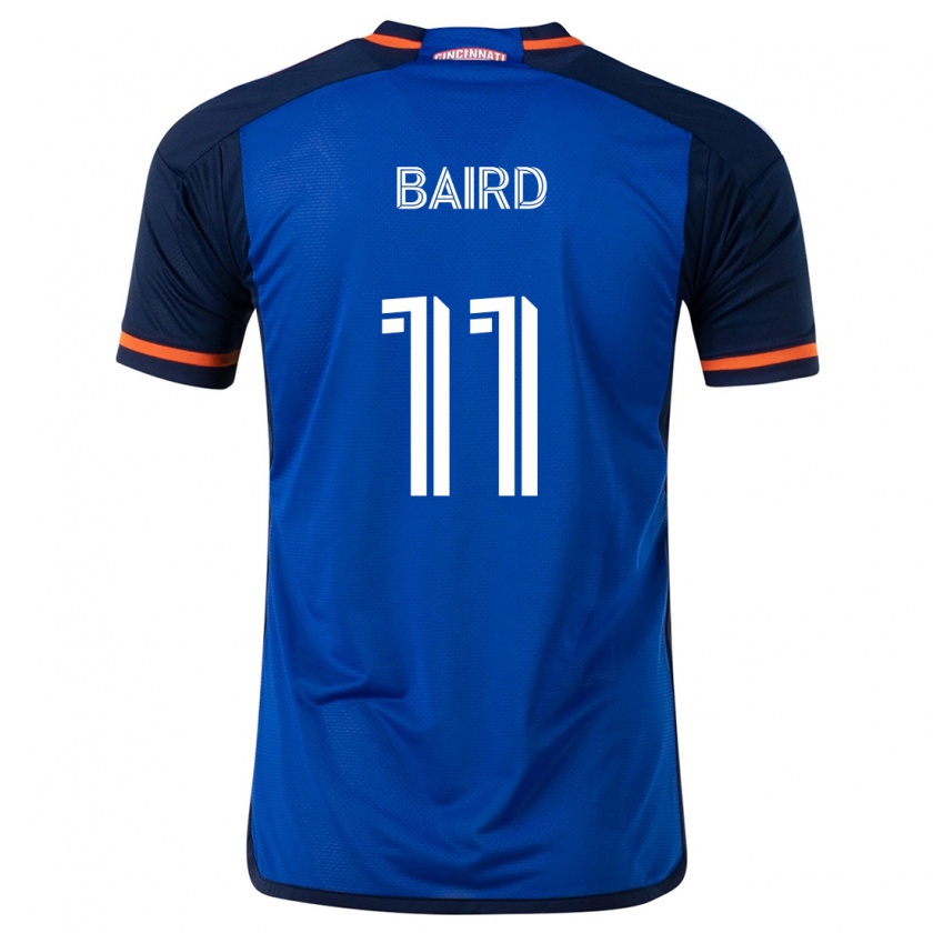 Kandiny Hombre Camiseta Corey Baird #11 Azul Blanco 1ª Equipación 2024/25 La Camisa