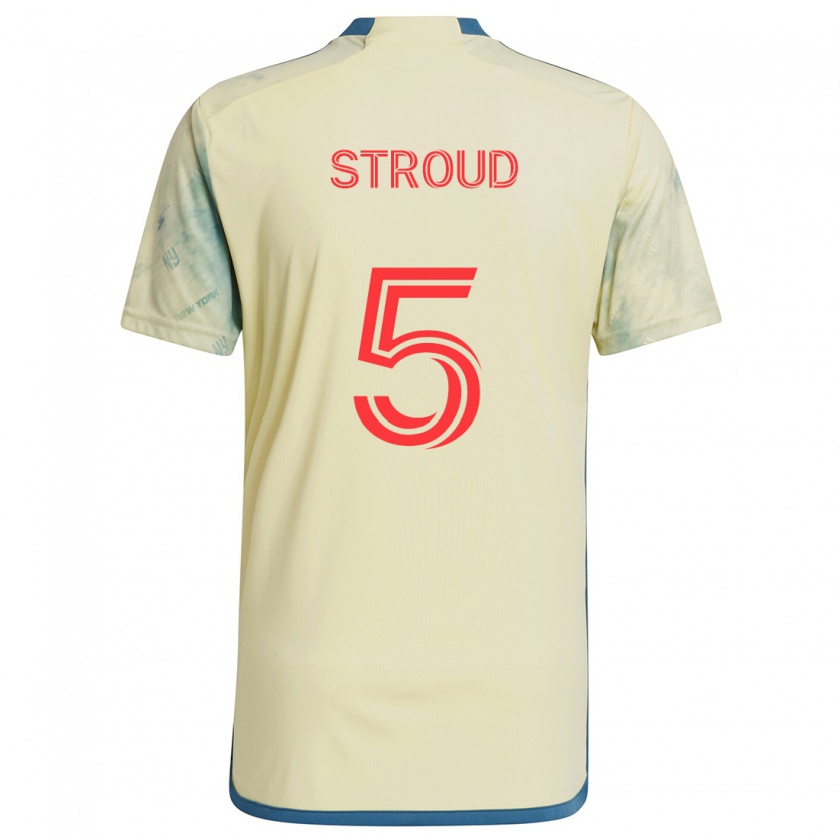 Kandiny Herren Peter Stroud #5 Gelb Rot Blau Heimtrikot Trikot 2024/25 T-Shirt Österreich