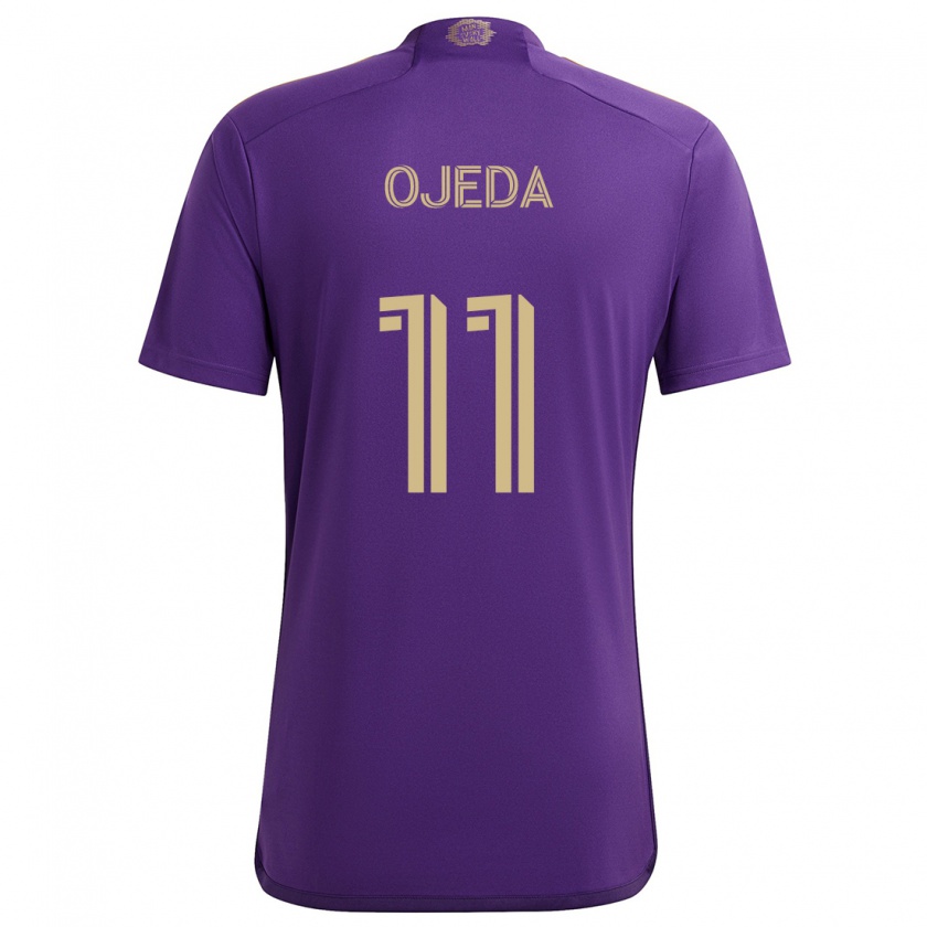 Kandiny Uomo Maglia Martín Ojeda #11 Viola Giallo Kit Gara Home 2024/25 Maglietta