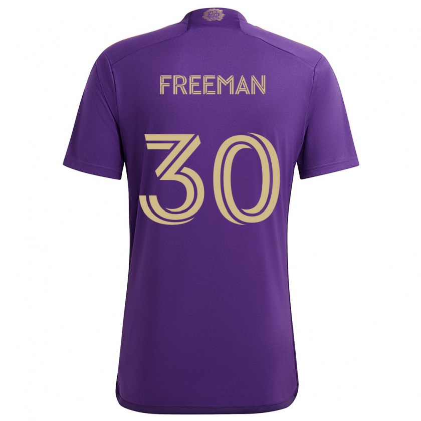 Kandiny Heren Alex Freeman #30 Paars Geel Thuisshirt Thuistenue 2024/25 T-Shirt België