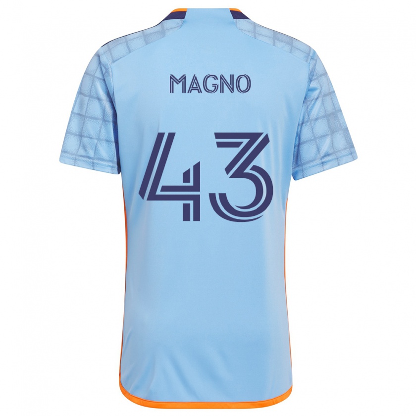 Kandiny Hombre Camiseta Talles Magno #43 Azul Naranja 1ª Equipación 2024/25 La Camisa