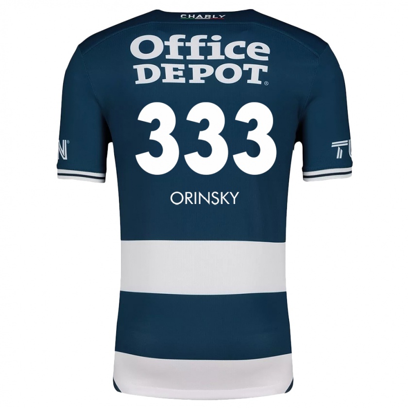 Kandiny Heren Edson Orinsky #333 Blauw Wit Thuisshirt Thuistenue 2024/25 T-Shirt