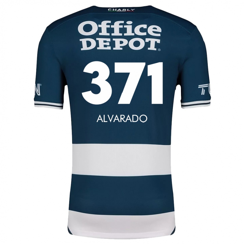 Kandiny Heren Brandon Alvarado #371 Blauw Wit Thuisshirt Thuistenue 2024/25 T-Shirt België