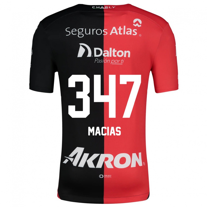 Kandiny Herren Ángel Macías #347 Rot Schwarz Heimtrikot Trikot 2024/25 T-Shirt Österreich