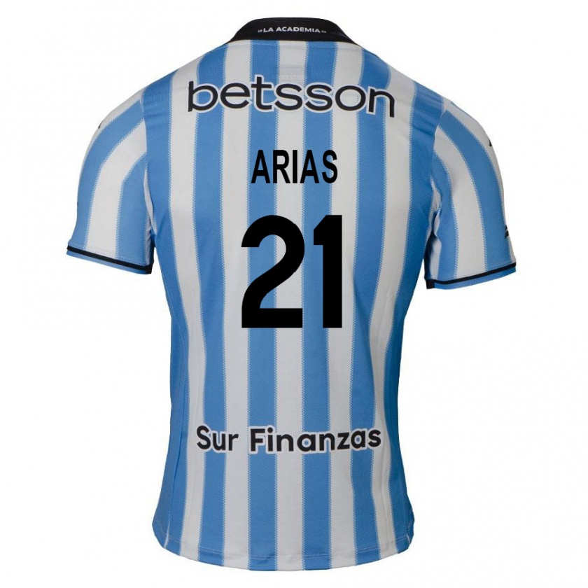 Kandiny Heren Gabriel Arias #21 Blauw Wit Zwart Thuisshirt Thuistenue 2024/25 T-Shirt België