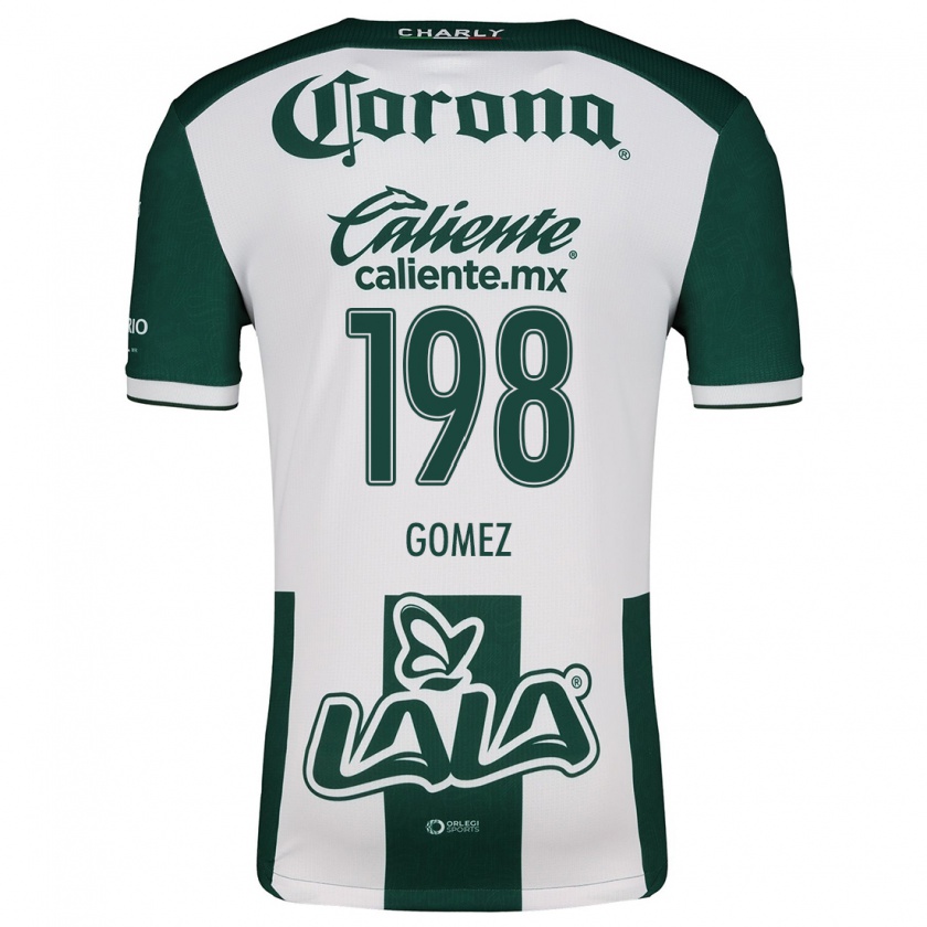 Kandiny Uomo Maglia Isaác Gómez #198 Verde Bianco Kit Gara Home 2024/25 Maglietta