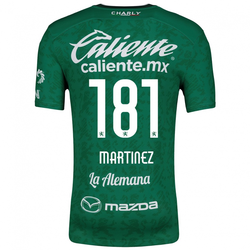 Kandiny Heren Irving Martínez #181 Groen Wit Thuisshirt Thuistenue 2024/25 T-Shirt België