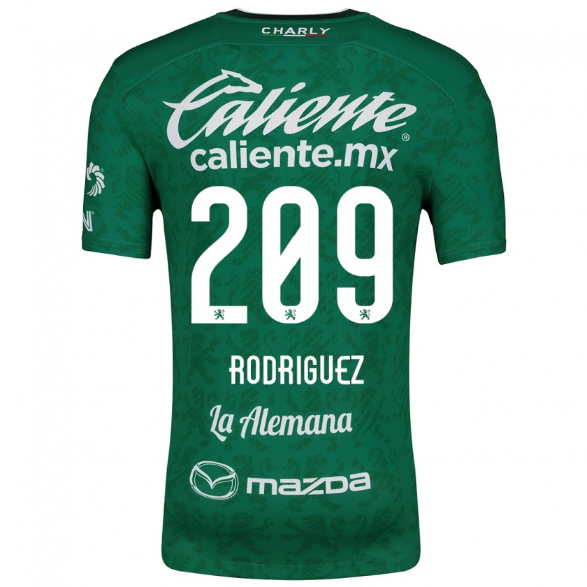 Kandiny Uomo Maglia Víctor Rodríguez #209 Verde Bianco Kit Gara Home 2024/25 Maglietta