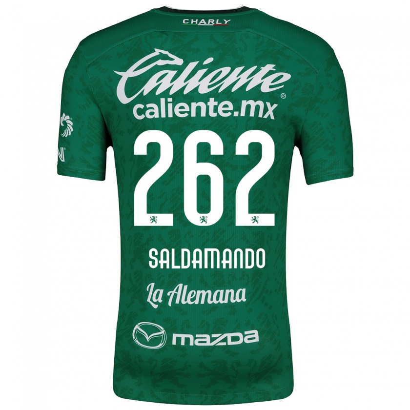 Kandiny Heren José Saldamando #262 Groen Wit Thuisshirt Thuistenue 2024/25 T-Shirt