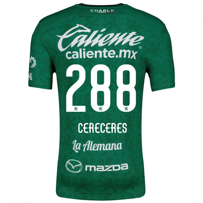 Kandiny Uomo Maglia Thomas Cereceres #288 Verde Bianco Kit Gara Home 2024/25 Maglietta