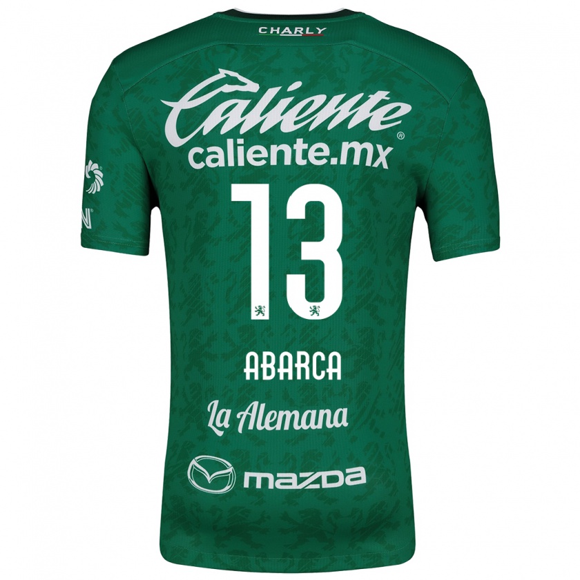 Kandiny Uomo Maglia Vidalia Abarca #13 Verde Bianco Kit Gara Home 2024/25 Maglietta