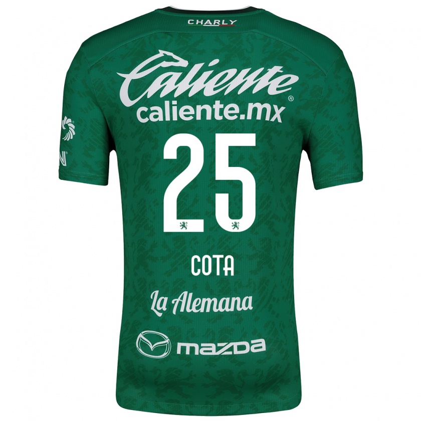 Kandiny Uomo Maglia Renatta Cota #25 Verde Bianco Kit Gara Home 2024/25 Maglietta