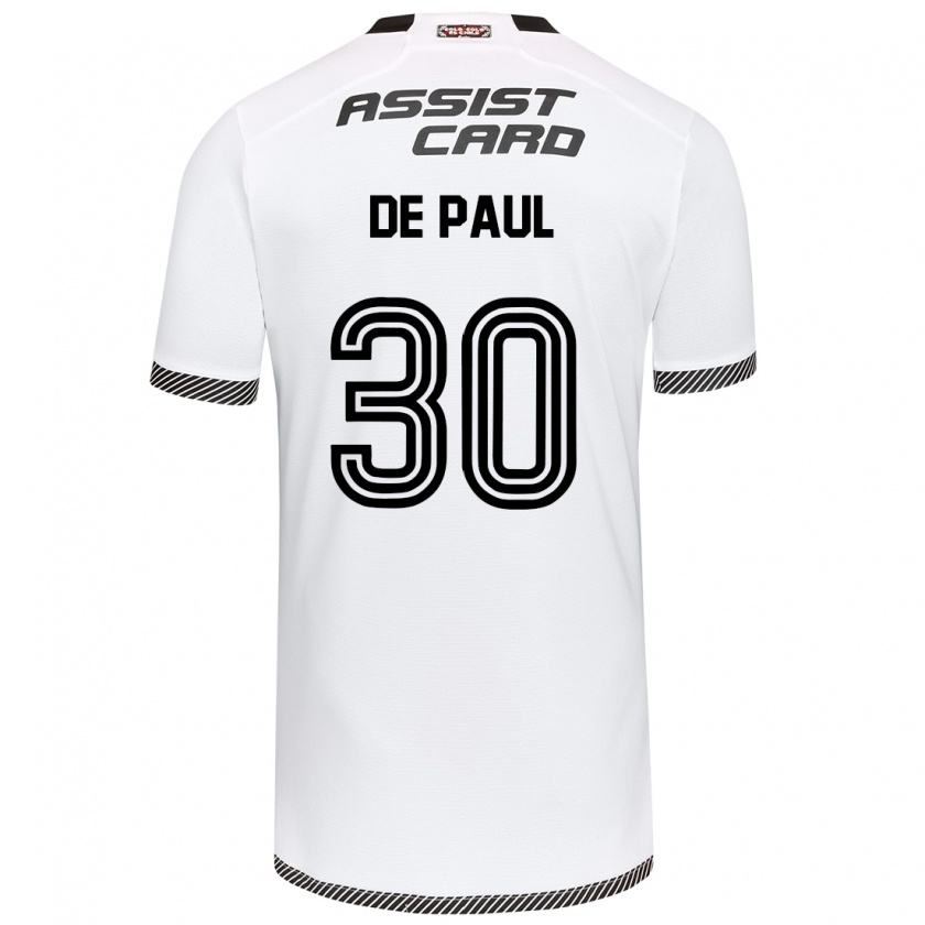 Kandiny Uomo Maglia Fernando De Paul #30 Bianco Nero Kit Gara Home 2024/25 Maglietta