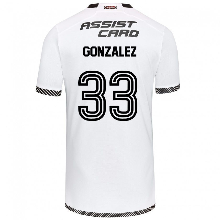 Kandiny Uomo Maglia Ramiro González #33 Bianco Nero Kit Gara Home 2024/25 Maglietta