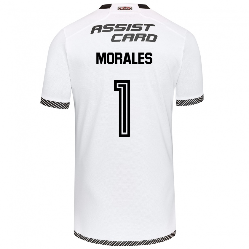 Kandiny Uomo Maglia Benjamin Morales #1 Bianco Nero Kit Gara Home 2024/25 Maglietta