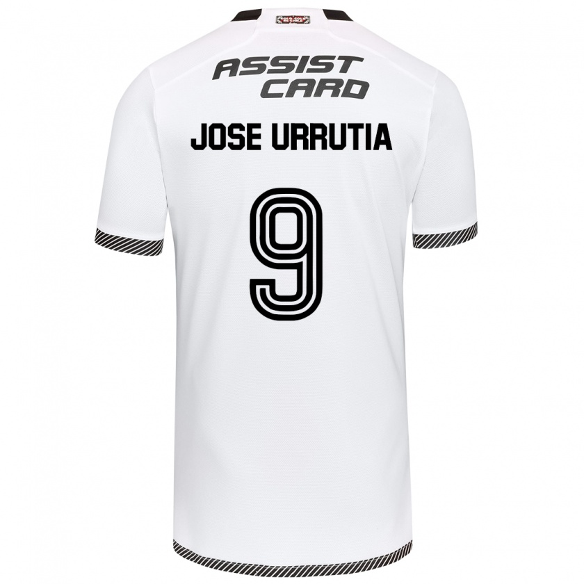 Kandiny Heren María José Urrutia #9 Wit Zwart Thuisshirt Thuistenue 2024/25 T-Shirt