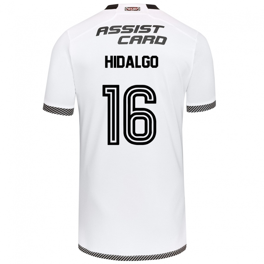 Kandiny Uomo Maglia Fernanda Hidalgo #16 Bianco Nero Kit Gara Home 2024/25 Maglietta