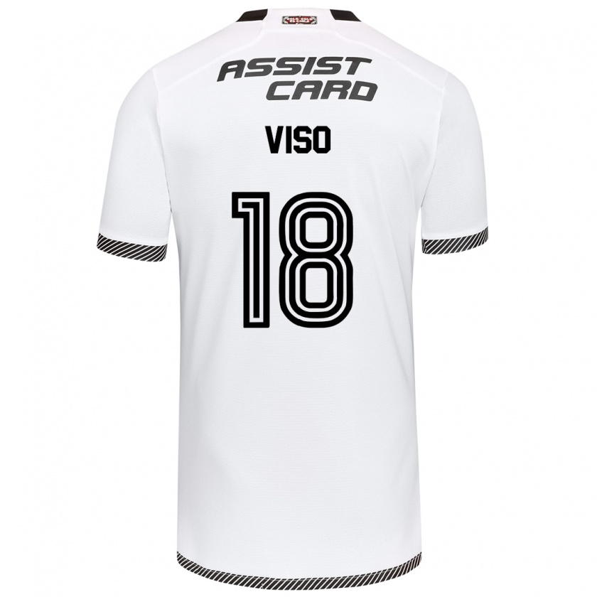 Kandiny Uomo Maglia Ysaura Viso #18 Bianco Nero Kit Gara Home 2024/25 Maglietta