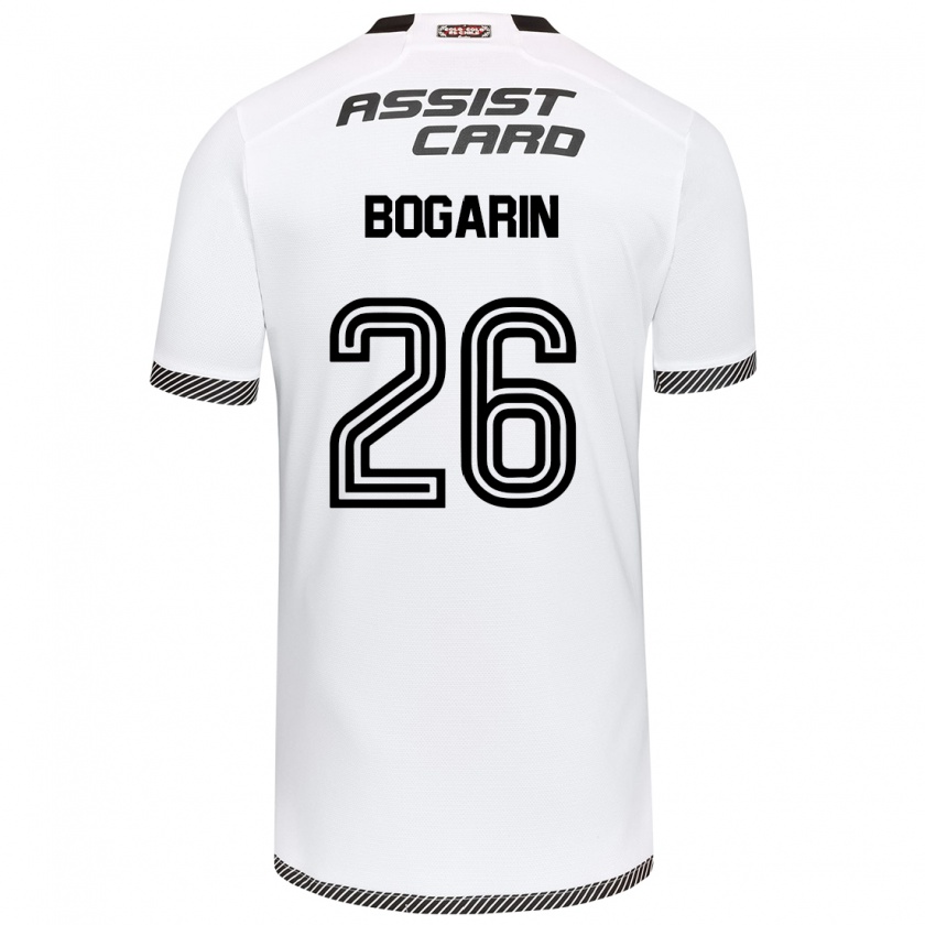 Kandiny Uomo Maglia Dahiana Bogarín #26 Bianco Nero Kit Gara Home 2024/25 Maglietta