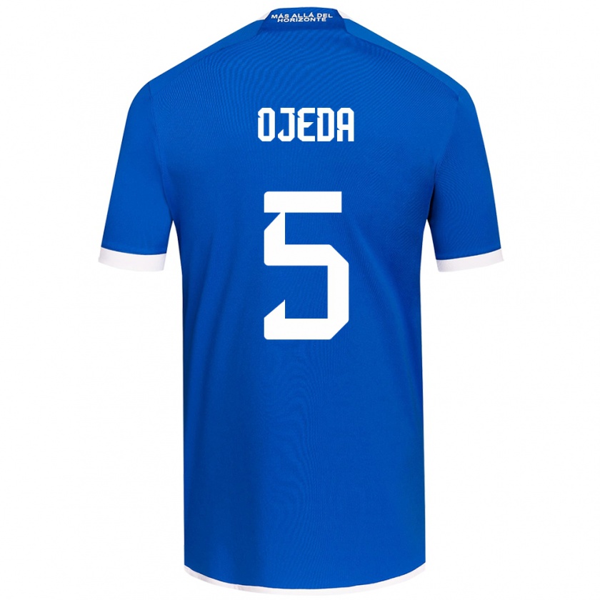 Kandiny Herren Emmanuel Ojeda #5 Blau Weiss Heimtrikot Trikot 2024/25 T-Shirt Österreich