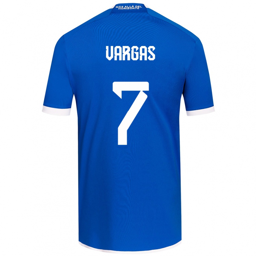 Kandiny Heren Jeisson Vargas #7 Blauw Wit Thuisshirt Thuistenue 2024/25 T-Shirt België