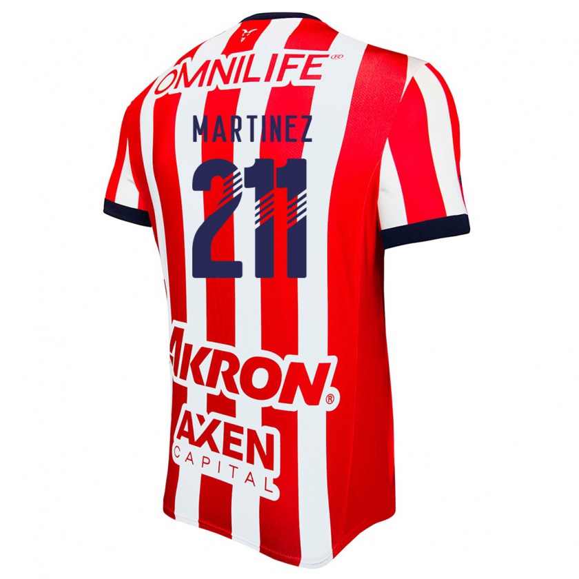 Kandiny Heren Diego Martínez #211 Rood Wit Blauw Thuisshirt Thuistenue 2024/25 T-Shirt