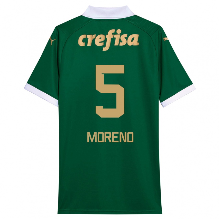 Kandiny Heren Aníbal Moreno #5 Groen Wit Thuisshirt Thuistenue 2024/25 T-Shirt België