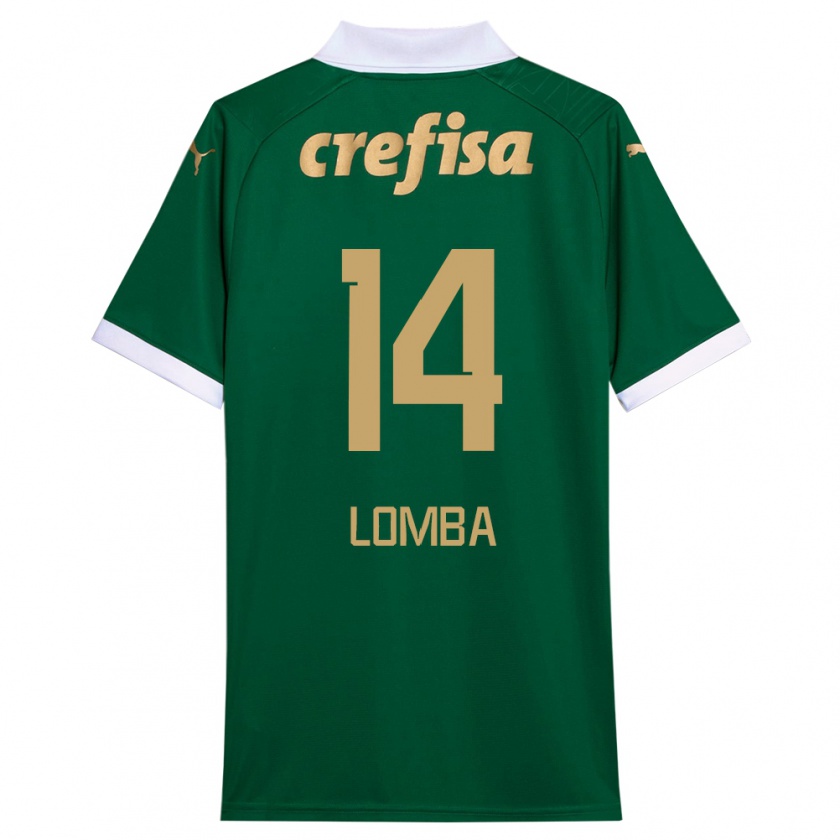 Kandiny Hombre Camiseta Marcelo Lomba #14 Verde Blanco 1ª Equipación 2024/25 La Camisa México