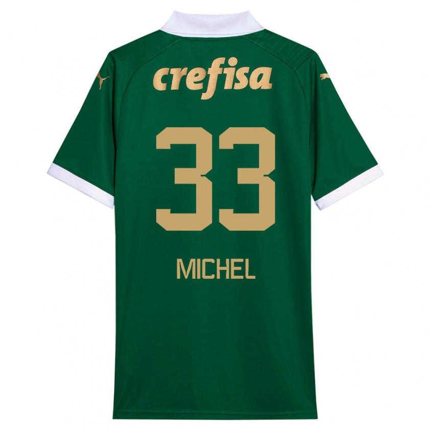 Kandiny Heren Michel #33 Groen Wit Thuisshirt Thuistenue 2024/25 T-Shirt