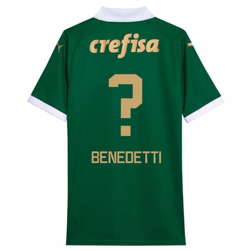 KandinyメンズLuis Benedetti#0グリーンホワイトホームシャツ2024/25ジャージーユニフォーム