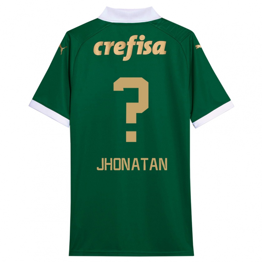 Kandiny Uomo Maglia Jhonatan #0 Verde Bianco Kit Gara Home 2024/25 Maglietta