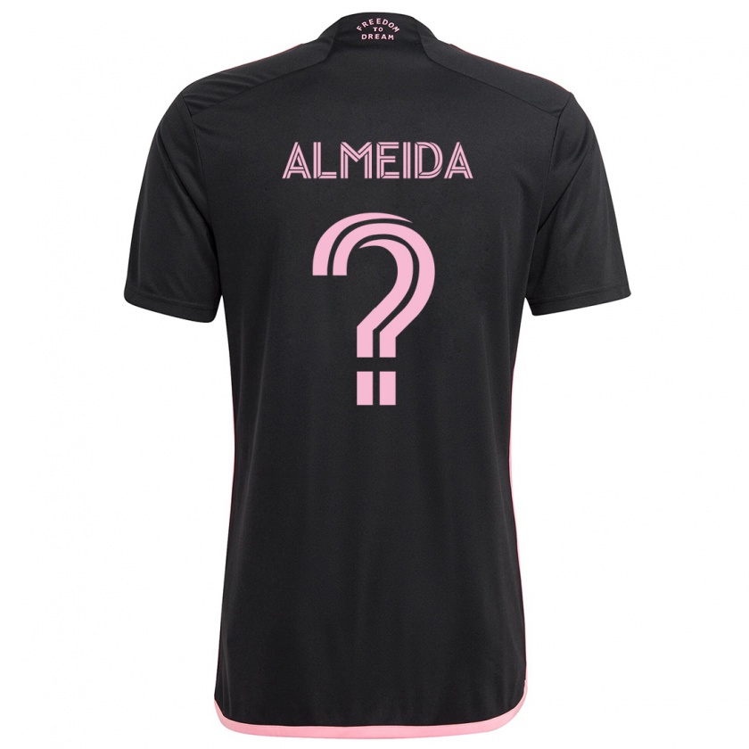 Kandiny Heren Nicholas Almeida #0 Zwart Uitshirt Uittenue 2024/25 T-Shirt