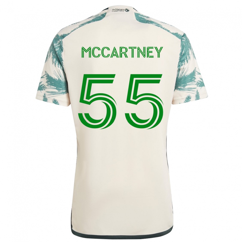 Kandiny Hombre Camiseta Dawson Mccartney #55 Beige Marrón 2ª Equipación 2024/25 La Camisa México