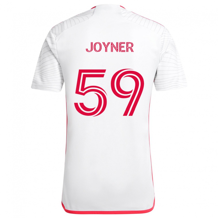 Kandiny Herren Mykhi Joyner #59 Weiß Rot Auswärtstrikot Trikot 2024/25 T-Shirt Österreich