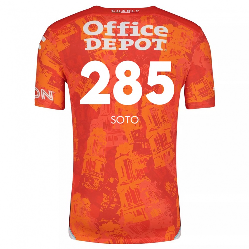 Kandiny Herren Edwin Soto #285 Orange Weiß Auswärtstrikot Trikot 2024/25 T-Shirt Österreich