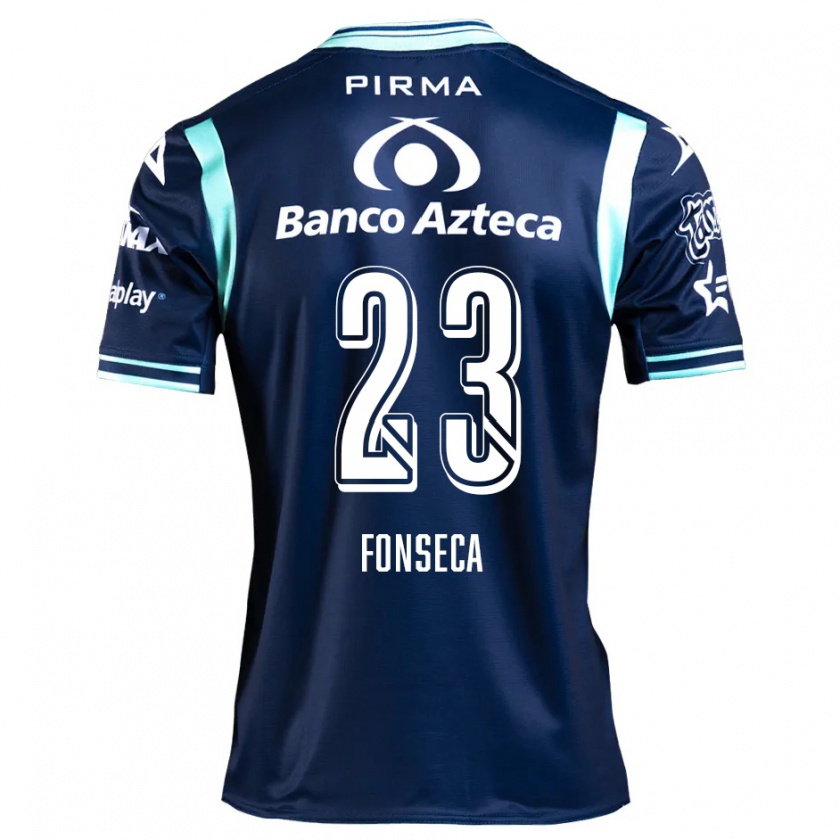 Kandiny Hombre Camiseta Camila Fonseca #23 Azul Marino 2ª Equipación 2024/25 La Camisa