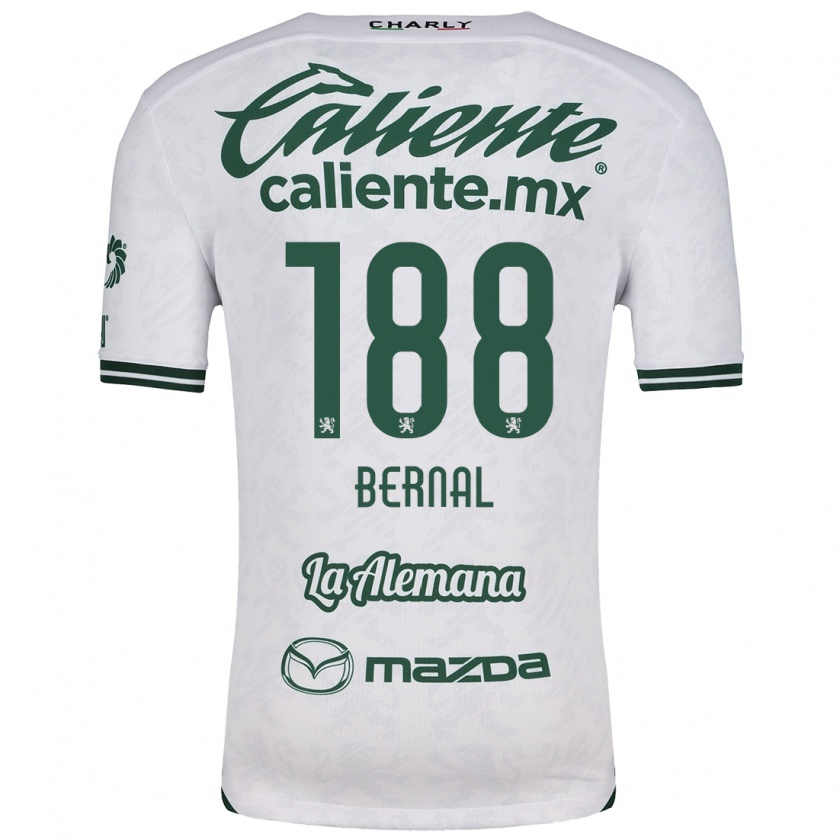 Kandiny Uomo Maglia Juan Bernal #188 Bianco Verde Kit Gara Away 2024/25 Maglietta