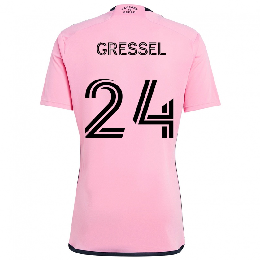 Kandiny Damen Julian Gressel #24 Rosa Heimtrikot Trikot 2024/25 T-Shirt Österreich