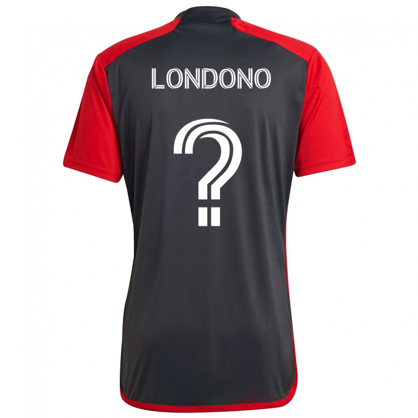 Kandiny Mujer Camiseta Tyler Londono #0 Rojo Grayn 1ª Equipación 2024/25 La Camisa México