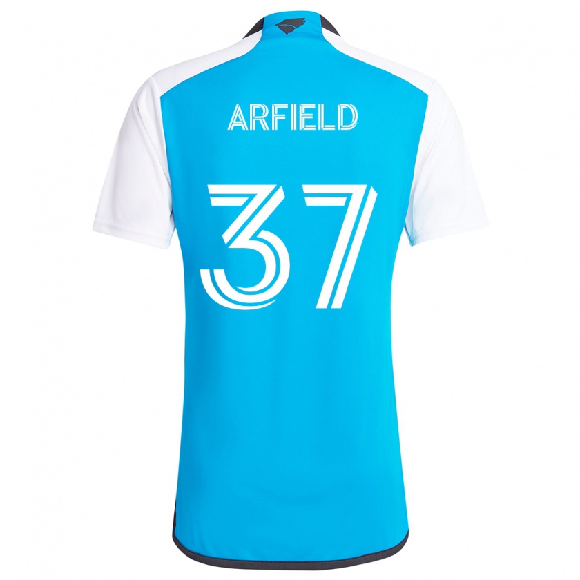 Kandiny Damen Scott Arfield #37 Blau Weiss Heimtrikot Trikot 2024/25 T-Shirt Österreich