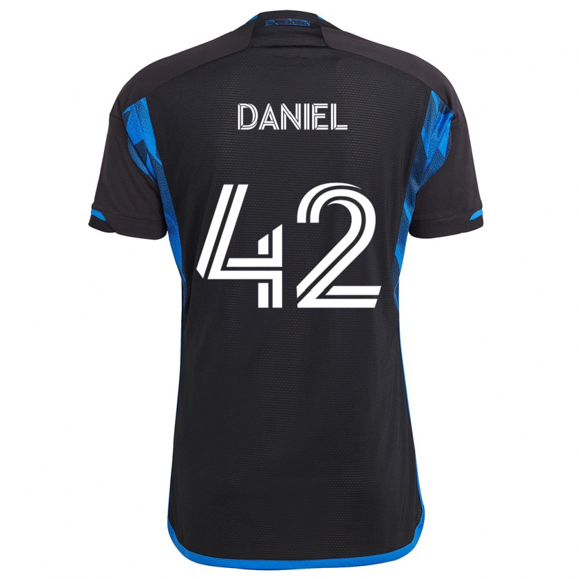 Kandiny Dames Daniel #42 Blauw Zwart Thuisshirt Thuistenue 2024/25 T-Shirt