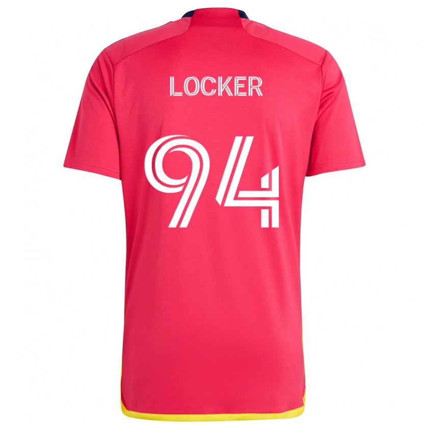 Kandiny Mujer Camiseta Carson Locker #94 Rojo Azul 1ª Equipación 2024/25 La Camisa México