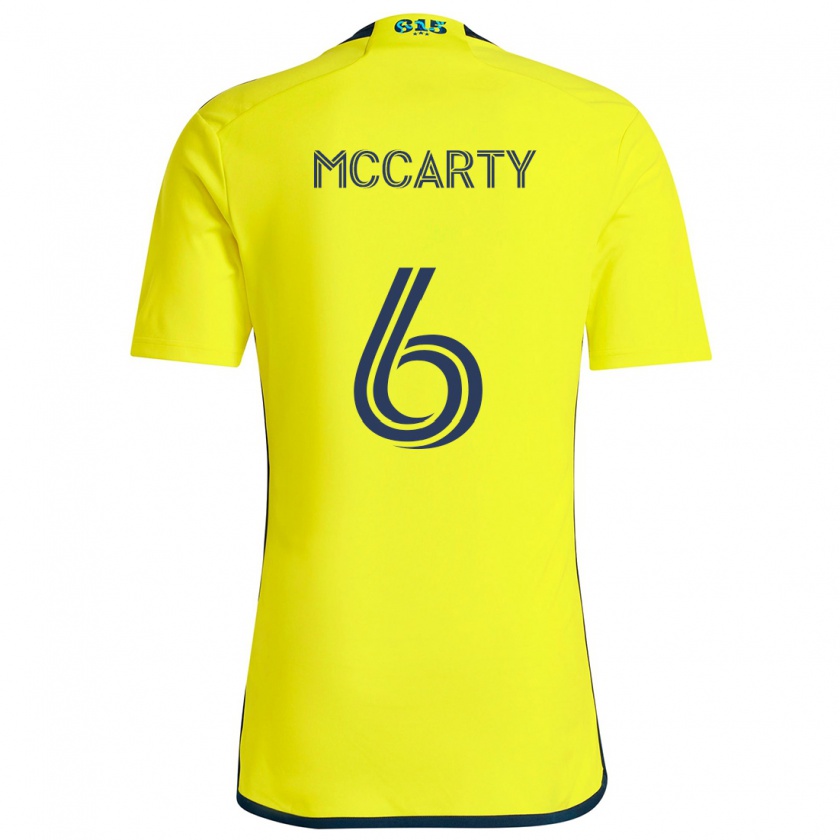 Kandiny Dames Dax Mccarty #6 Geel Blauw Thuisshirt Thuistenue 2024/25 T-Shirt België