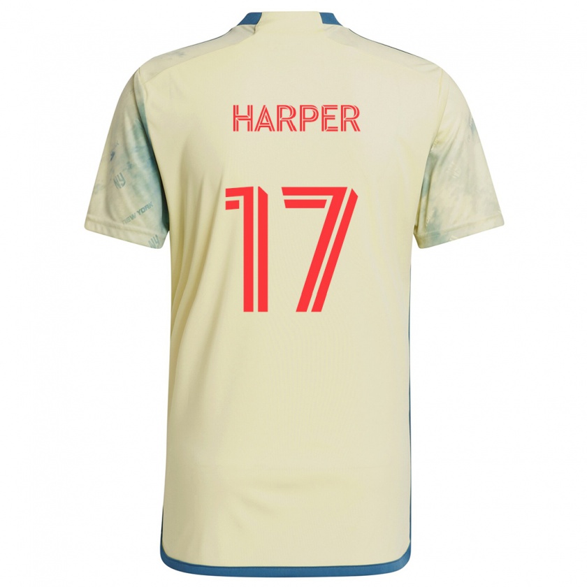 Kandiny Damen Cameron Harper #17 Gelb Rot Blau Heimtrikot Trikot 2024/25 T-Shirt Österreich