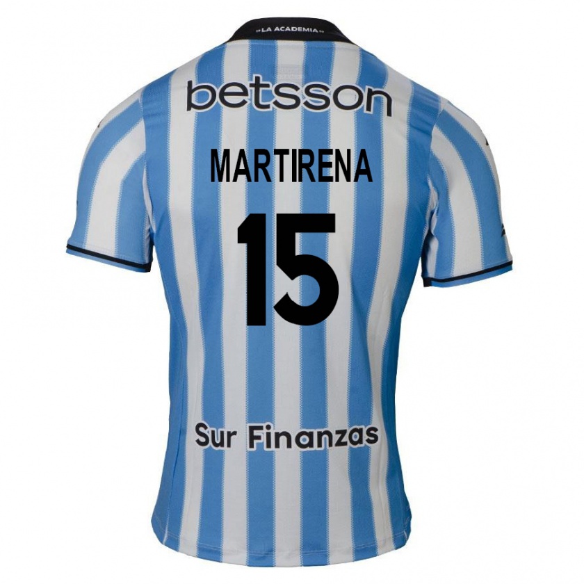 KandinyレディースGastón Martirena#15青 白 黒ホームシャツ2024/25ジャージーユニフォーム